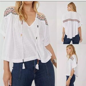Free People Market Tee Top sz: small